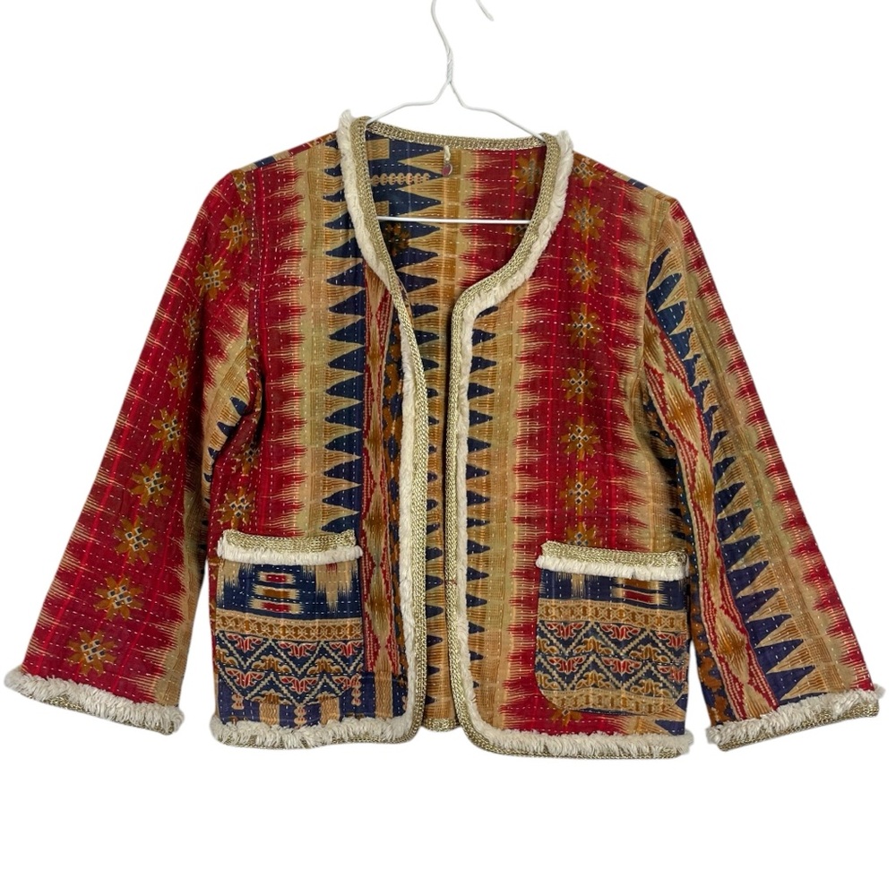 CeliaB Multicolor Patterned Jacket
